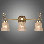 Model NS14 Gaslight 3 Light Vanity Wall Light